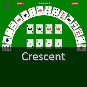 Crescent Solitaire Card Video Game: Play Free Online Crescent Solitaire  Card Game - No App Download Required!