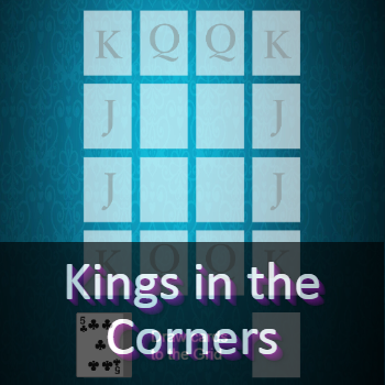 Kings In The Corner Game Solitaire Style Game 2-6 Player 1996 Jax Games  Complete