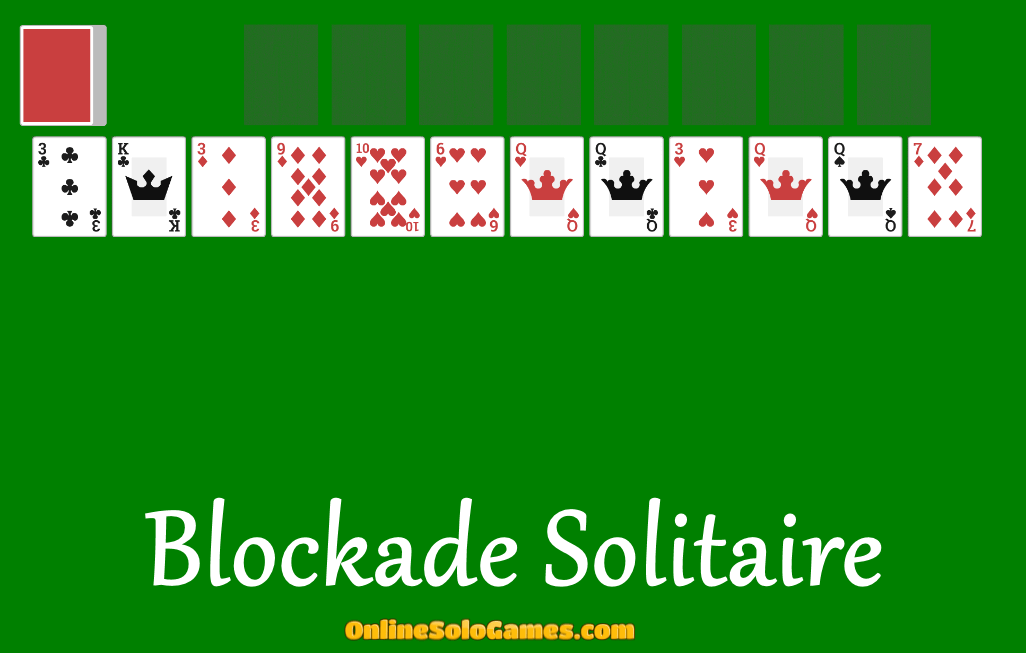 Blockade Solitaire - Jogue Online