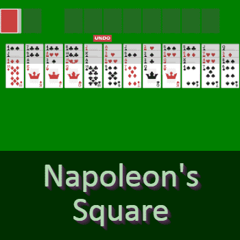 Play Napoleon's Square Solitaire Card Game Online